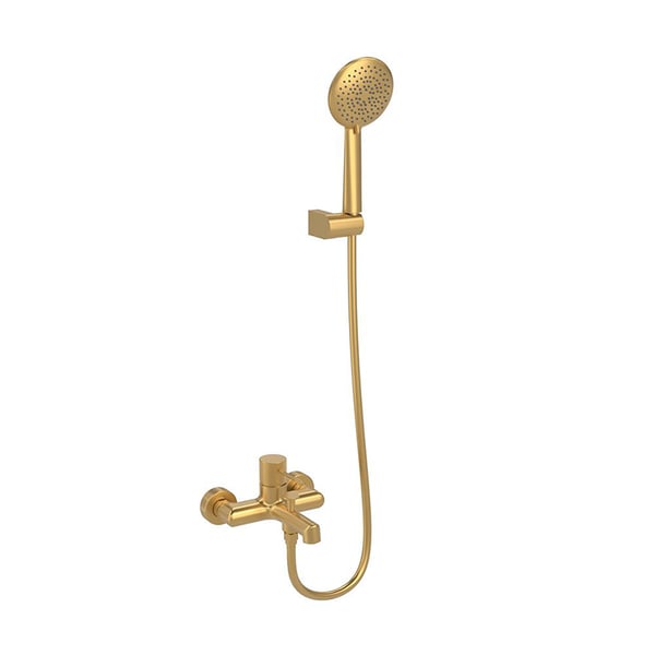 Μπαταρία λουτρού Terra Brushed Gold με τηλέφωνο